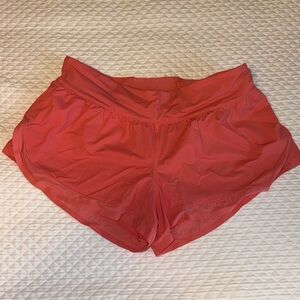 Women's Coral Athletic Shorts